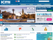 Tablet Screenshot of icmi.com